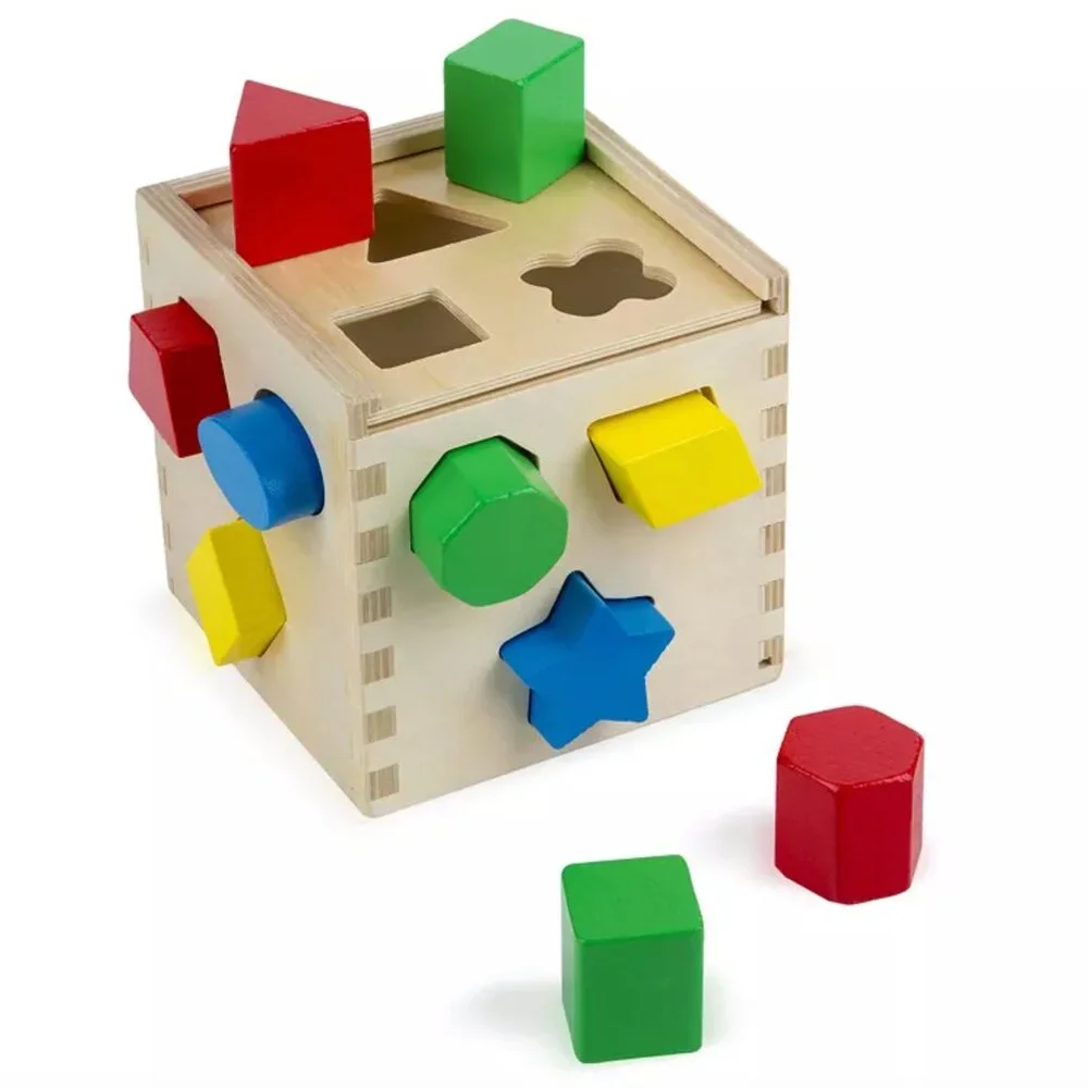 NWT Melissa & Doug Shape Sorting Cube